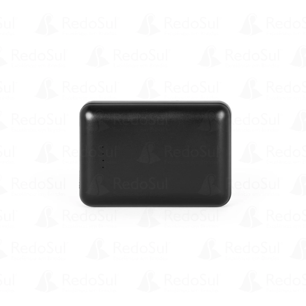 Bateria portátil personalizada em ABS reciclado e capacidade de 10 mil mAh